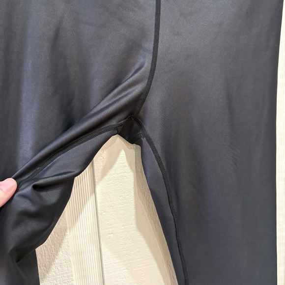 Zyia Active Shimmer Black High-Rise Leggings Size 8-10 - Picture 2 of 5